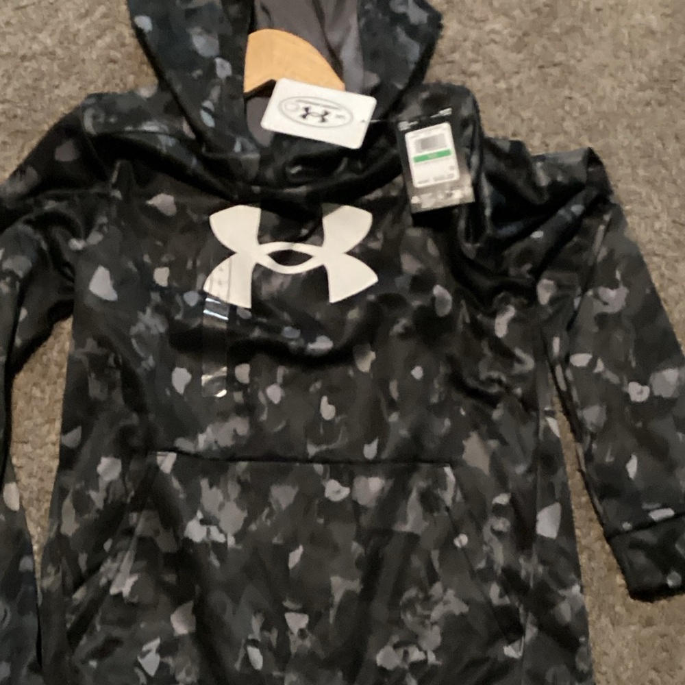 Under Armour Kids Gray Camo Jacket